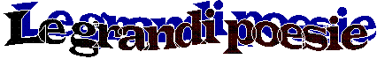 Le grandi poesie